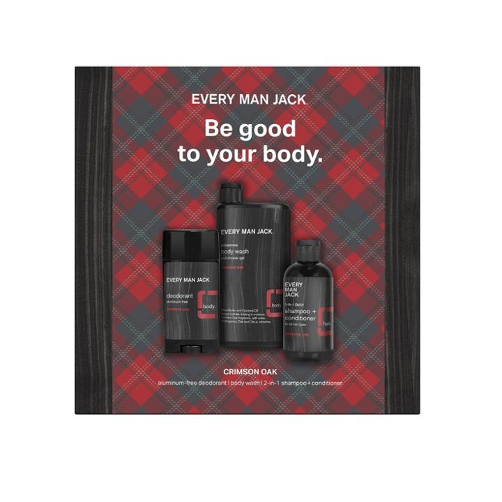 Every Man Jack Bath And Body Gift Set - Crimson Oak