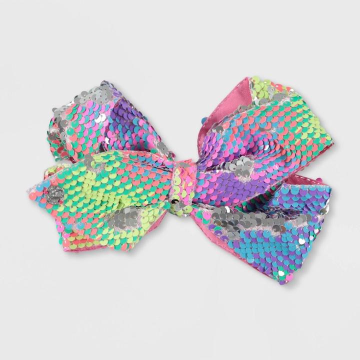 Girls' Jojo Siwa Chevron Sequin Bow Hair Clip