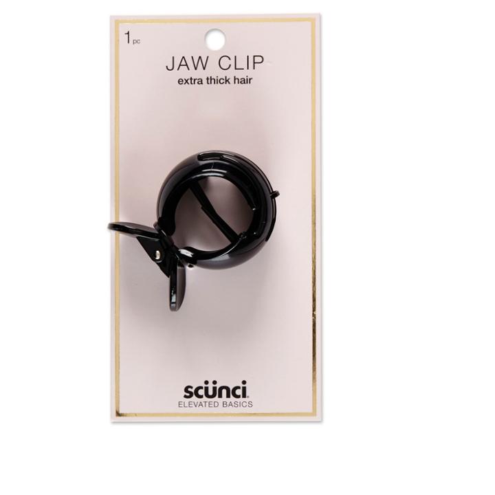 Conair Scunci Large Fish Clip, Black