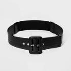 Women's Quilted Wide Belt - A New Day Black