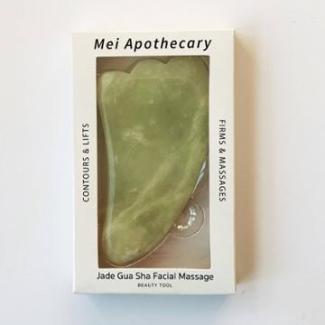 Mei Apothecary Jade Gua Sha Facial Massage Beauty Tool, Adult Unisex