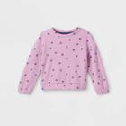Toddler Girls' Soft Fleece Pullover Sweatshirt - Cat & Jack Purple