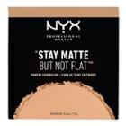 Nyx Professional Makeup Stay Matte But Not Flat Powder Foundation Caramel