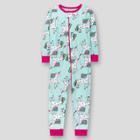 Lamaze Toddler Girls' Unicorn Organic Cotton Snug Fit Footless Pajama Romper -