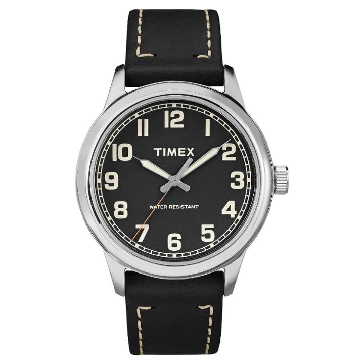 Men's Timex Watch With Leather Strap -