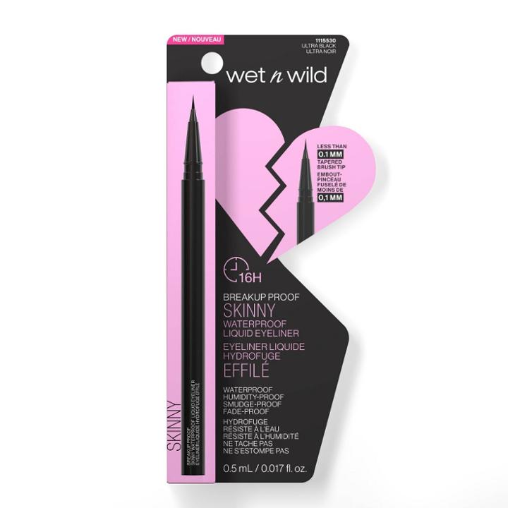 Wet N Wild Breakup Proof Waterproof Skinny Eyeliner - Black