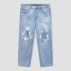 Women's High-rise Vintage Straight Fit Cropped Jeans - Universal Thread