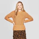Women's Long Sleeve Crewneck Raglan Pullover Sweater - Universal Thread