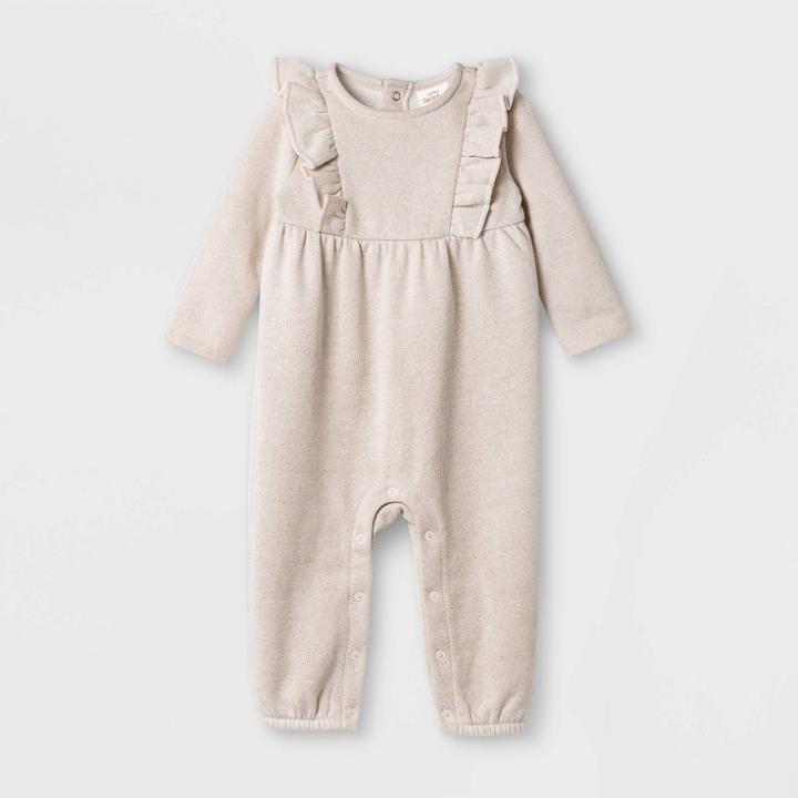 Baby Girls' Sparkle Jumpsuit - Cat & Jack Pink Newborn