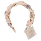 Scunci Collection Twisted Headband - Blue/cream Floral