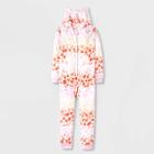 Girls' Animal Print With Ombre Blanket Sleeper Union Suit - Cat & Jack Pink