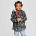 Toddler Boys' Camouflage Parka - Cat & Jack Blue 4t,