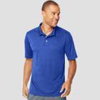 Hanes Men's Short Sleeve Cooldri Pique Polo Shirt - Deep Blue