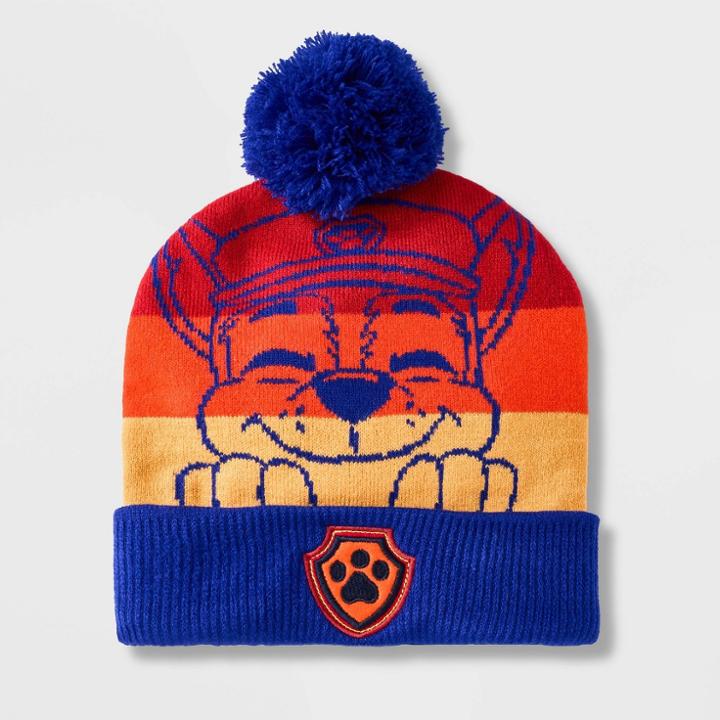 Boys' Paw Patrol Striped Hat, One Color