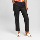 Women's Relaxed Pull-on Trouser - Who What Wear Black