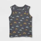 Toddler Boys' Rainbow Tank Top - Art Class Charcoal Gray