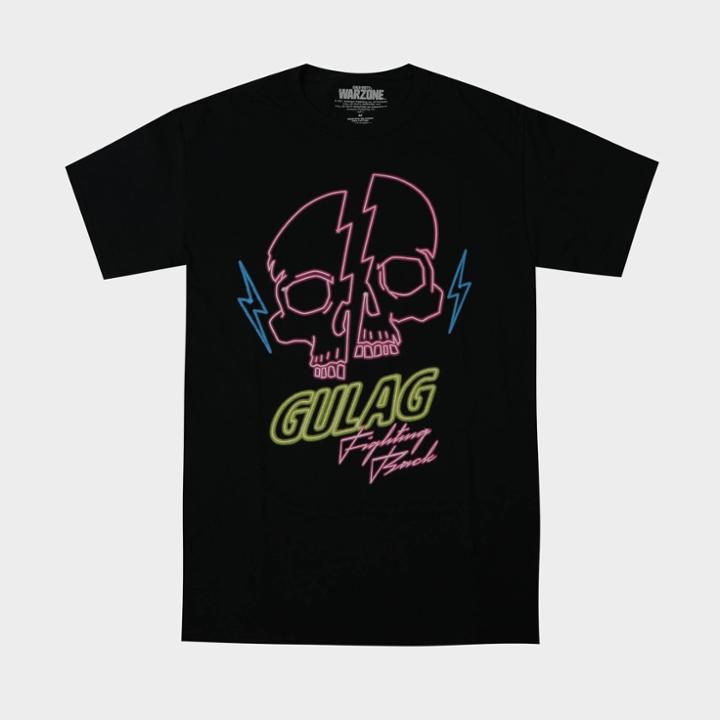 Men's Call Of Duty Gulag Short Sleeve Graphic T-shirt - Black