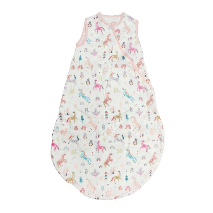 Loulou Lollipop Muslin Sleep Sack Wearable Blanket - Unicorn Dream 12-24