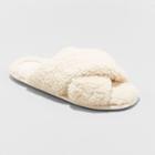 Women's June Sherpa Crossband Slippers - Stars Above Ivory