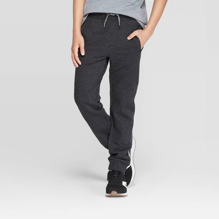 Oversizeboys' Jogger Pants - Cat & Jack Black L Husky, Boy's, Size: