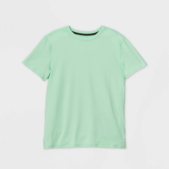 Men's Short Sleeve Performance T-shirt - All In Motion Mint S, Men's, Size: