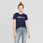 Women's Casual Fit Short Sleeve Crewneck Nor Cal T-shirt - Modern Lux Navy