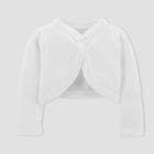 Baby Girls' Cardigan - Just One You Made By Carter's White Newborn, Girl's