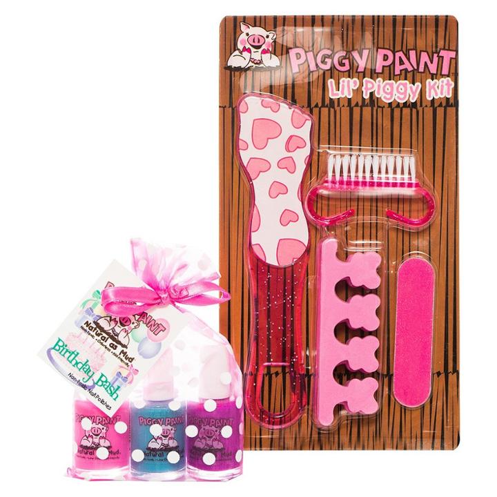 Piggy Paint Birthday Bash Non-toxic Nail Polish And Pedicure