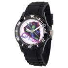 Disney Men's Marvel Guardians Of The Galaxy Gamora Plastic Watch - Black