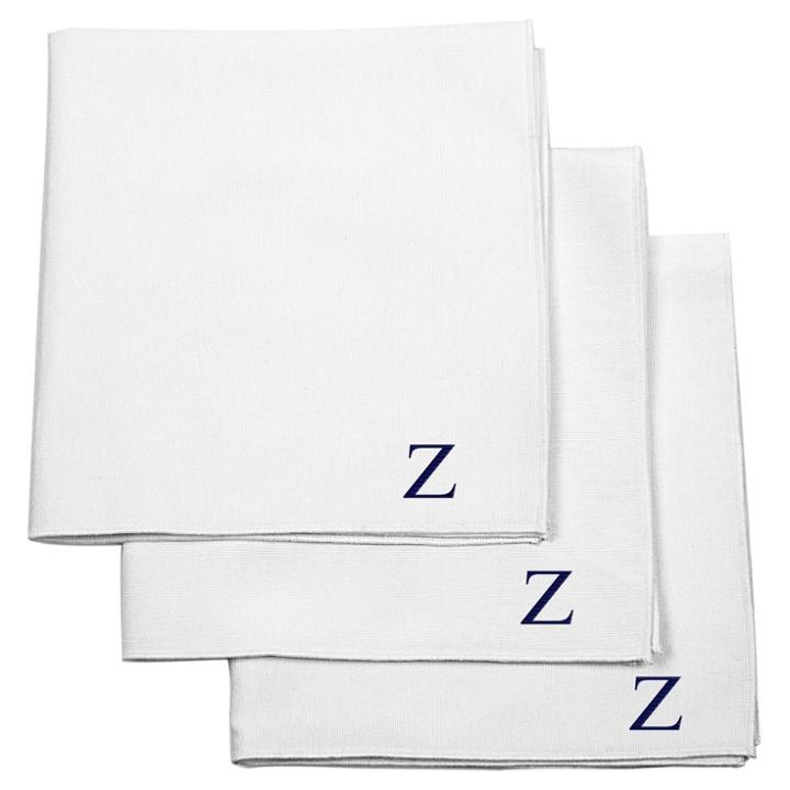 Cathy's Concepts Monogram Groomsmen Gift Handkerchief Set - Z,