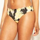 Women's Sun Coast Cheeky Scallop Bikini Bottom - Shade & Shore Black