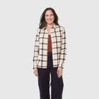 United By Blue Women's Long Sleeve Flannel Shirt - Ivory