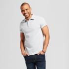 Men's Standard Fit Short Sleeve Elevated Ultra-soft Polo Shirt - Goodfellow & Co Masonry Gray