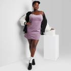 Women's Plus Size Sleeveless Cord Dress - Wild Fable Dark Mauve