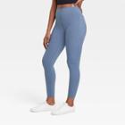 Women's Elongate Curvy High-rise 7/8 Leggings - All In Motion Navy Blue
