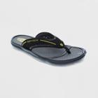 Men's Body Glove Kona Flip Flop Sandals - Black 9, Black Yellow