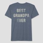 Men's Well Worn Father's Day Best Grandpa Ever Short Sleeve T-shirt - Sky Navy