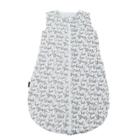 Bebe Au Lait Muslin Bedtime Sleepers Swaddle Wrap - Just Be 6-12m, Gray/white