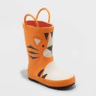 Toddler Boys' Pull-on Rain Boots - Cat & Jack Orange