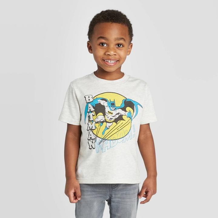 Toddler Boys' Warner Bros. Batman T-shirt - Cream 2t, Boy's, Beige