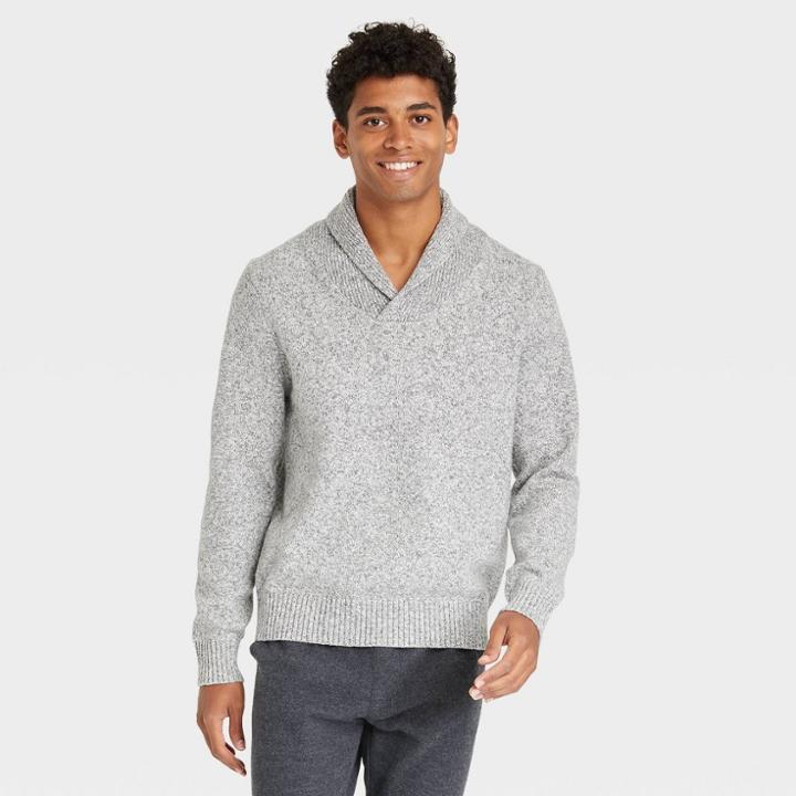 Men's Regular Fit Collared Pullover Sweater - Goodfellow & Co