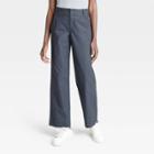 Women's Mid-rise Relaxed Straight Leg Chino Pants - A New Day Navy