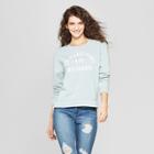 Women's Tv Marathons Graphic Sweatshirt - Fifth Sun (juniors') Olive Green