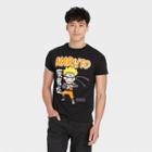 Men's Naruto Short Sleeve Graphic T-shirt - Black