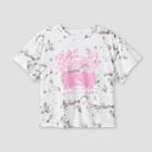 Girls' Mustang Graphic Short Sleeve T-shirt - Art Class White