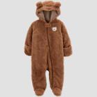 Baby Boys' Bear Pram Jacket - Just One You Made By Carter's Brown Newborn