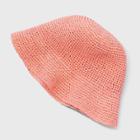 Kids' Paper Straw Hat - Cat & Jack Solid Coral, Pink/brown