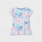 Toddler Girls' Peplum T-shirt - Cat & Jack 12m,