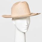 Women's Western Felt Hat - Universal Thread Oatmeal Heather, Oatmeal Grey