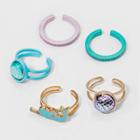 Girls' Mermaid Rings - Cat & Jack One Size,